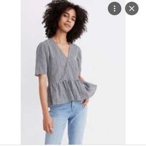 Madewell Peplum top